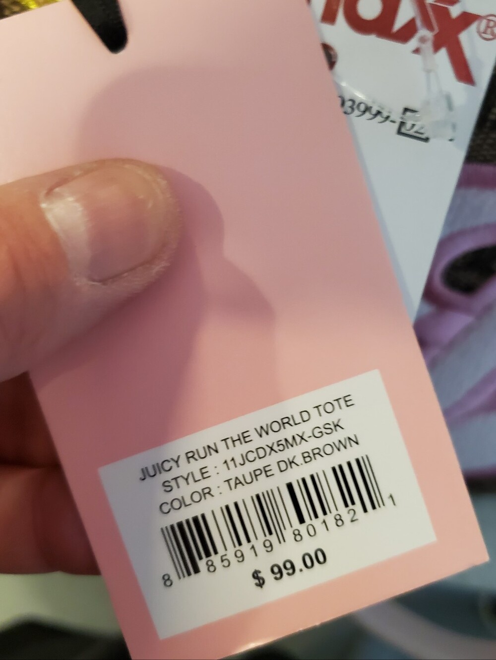 Juicy Couture "Juicy Run The World" Tote - Picture 4 of 4